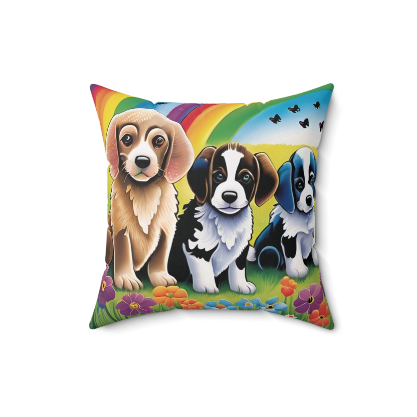 Heavens Angels Spun Polyester Square Pillow