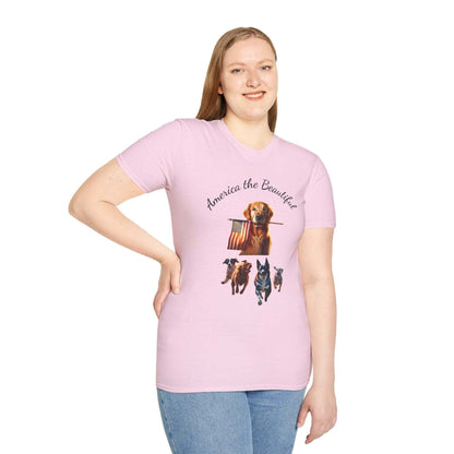 Unisex Soft T shirt - Comfortable & Patriotic Fun Design