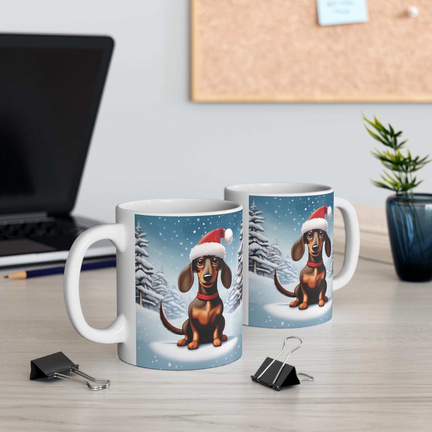 Weiner Winter Holiday Mug 11oz