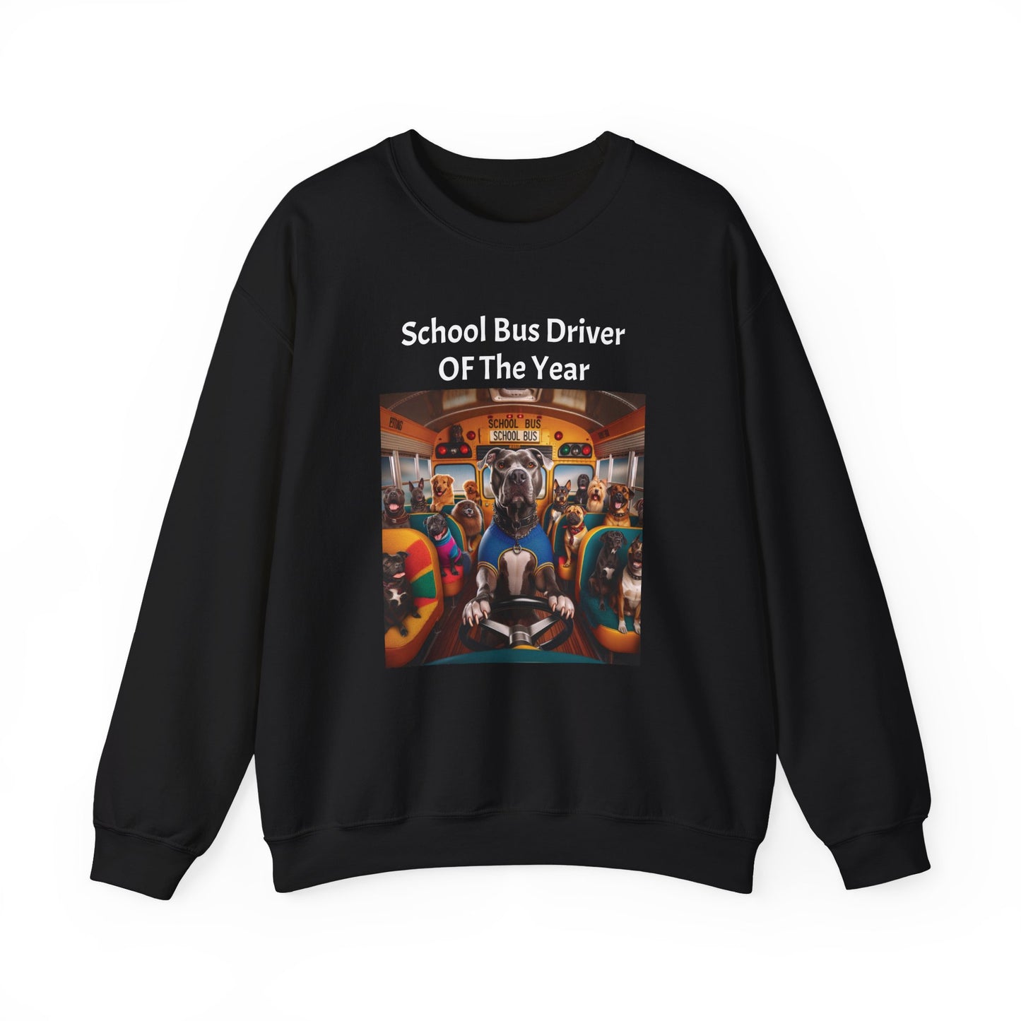 School Bus Driver Unisex Heavy Blend™ Crewneck Sweatshirt