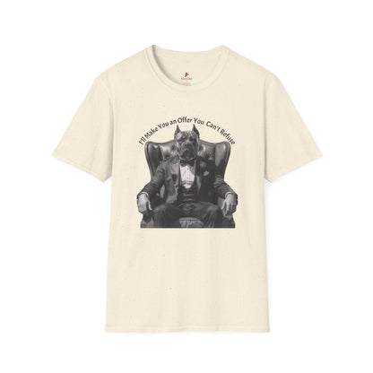 Dogfather T Shirt "Make Me an Offer I Can't Refuse" Graphic Tee