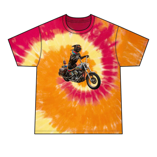 Men's Tie-Dye Motorcycle T‑Shirt