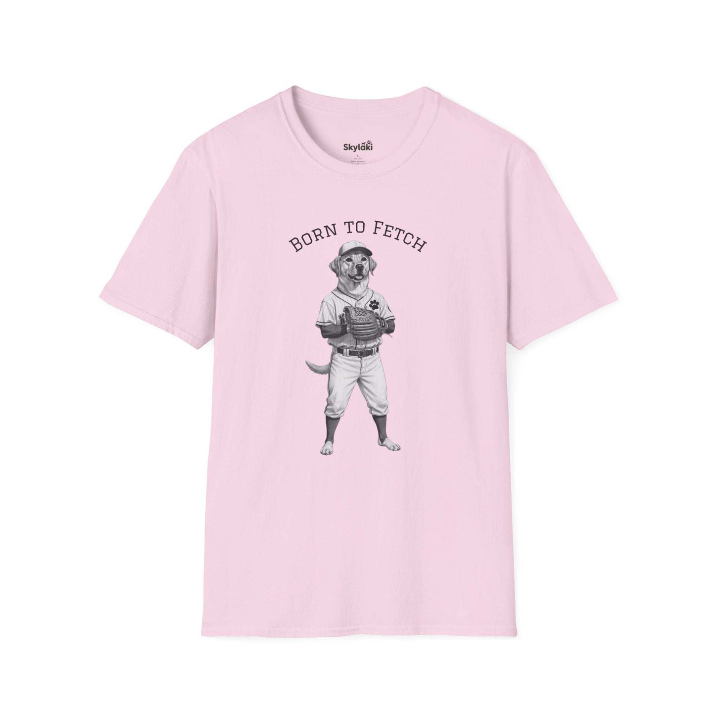 Dog Baseball T-Shirt | Born to Fetch Comfortable, Stylish Dog Tee