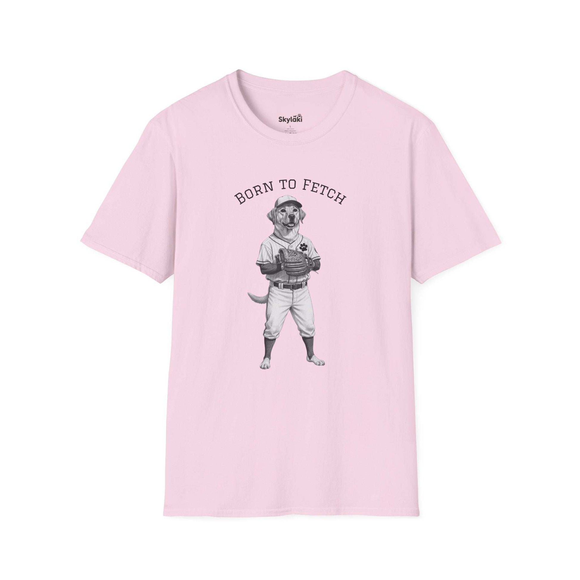 Dog Baseball T-Shirt | Born to Fetch Comfortable, Stylish Dog Tee