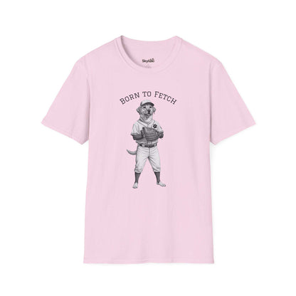 Dog Baseball T-Shirt | Born to Fetch Comfortable, Stylish Dog Tee
