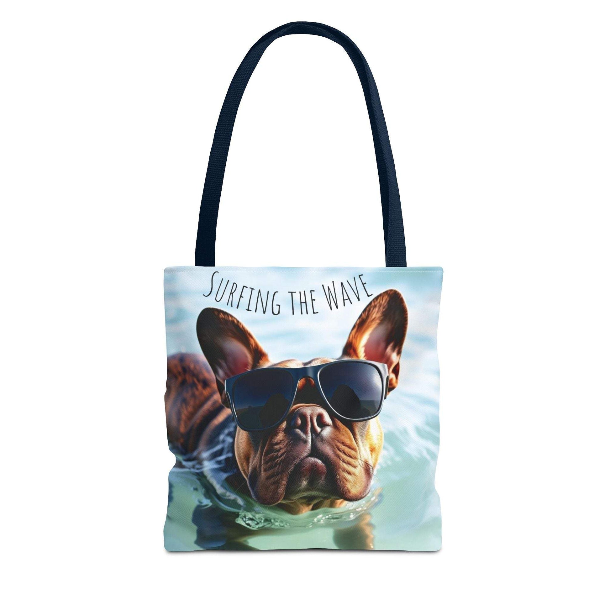 Beach Tote Bag Cool Dog - Trendy Pet Lover Shoulder Design