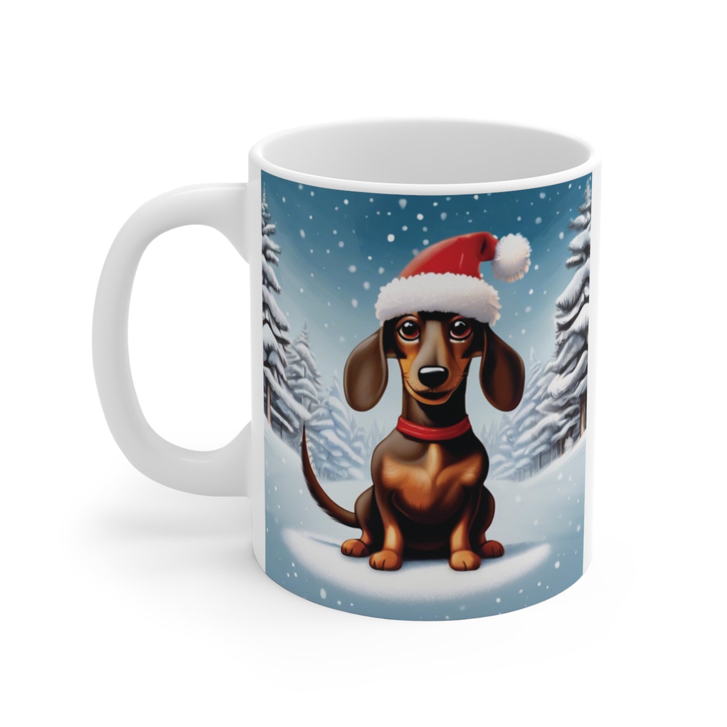 Weiner Winter Holiday Mug 11oz