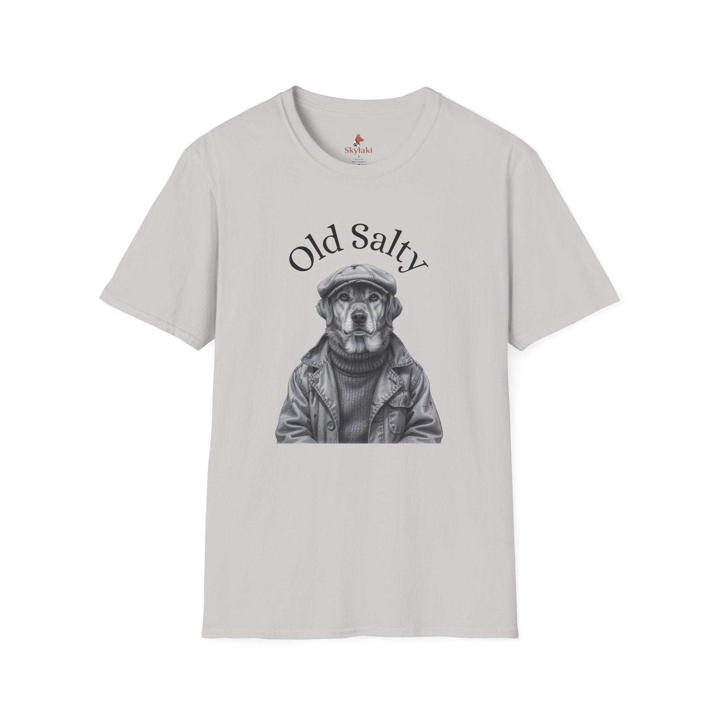 Old Salty Nautical Dog T-Shirt — Vintage Sailor Otter Graphic Tee