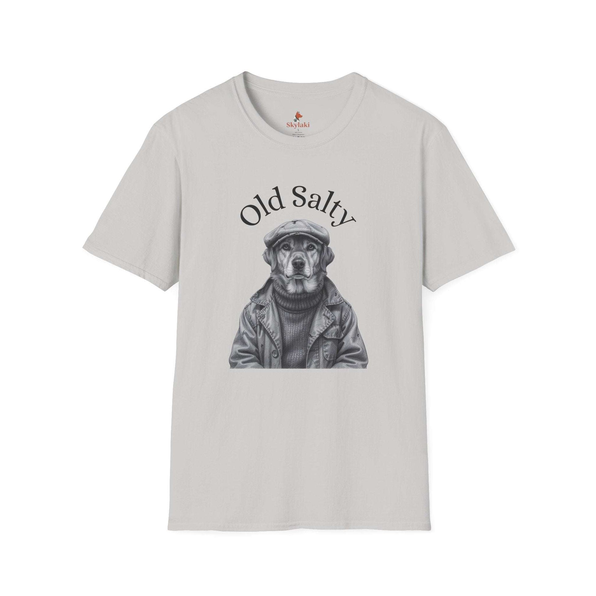 Old Salty Nautical Dog T-Shirt — Vintage Sailor Otter Graphic Tee