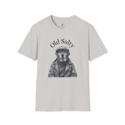 Old Salty Nautical Dog T-Shirt — Vintage Sailor Otter Graphic Tee