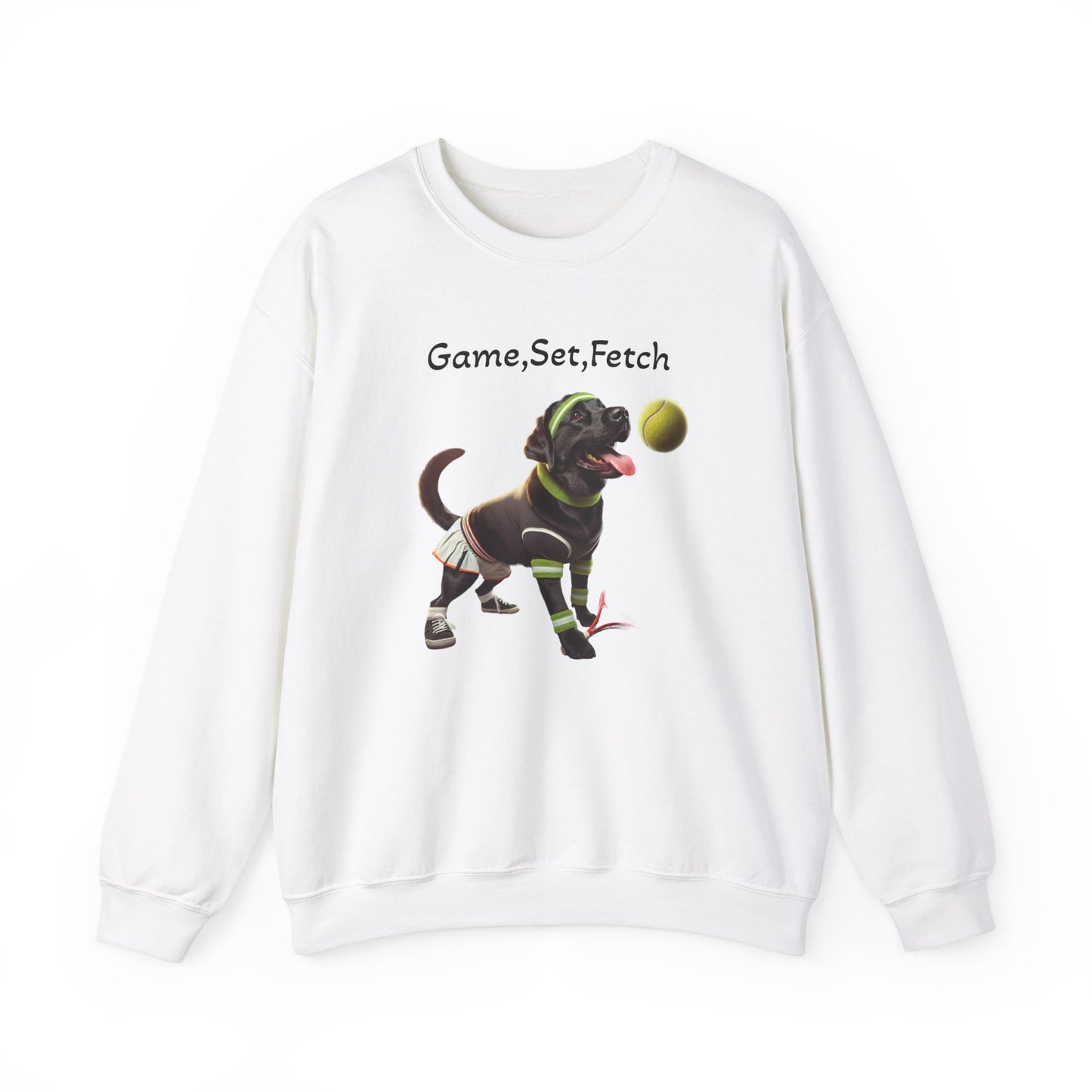 Tennis Dog Unisex Heavy Blend™ Crewneck Sweatshirt