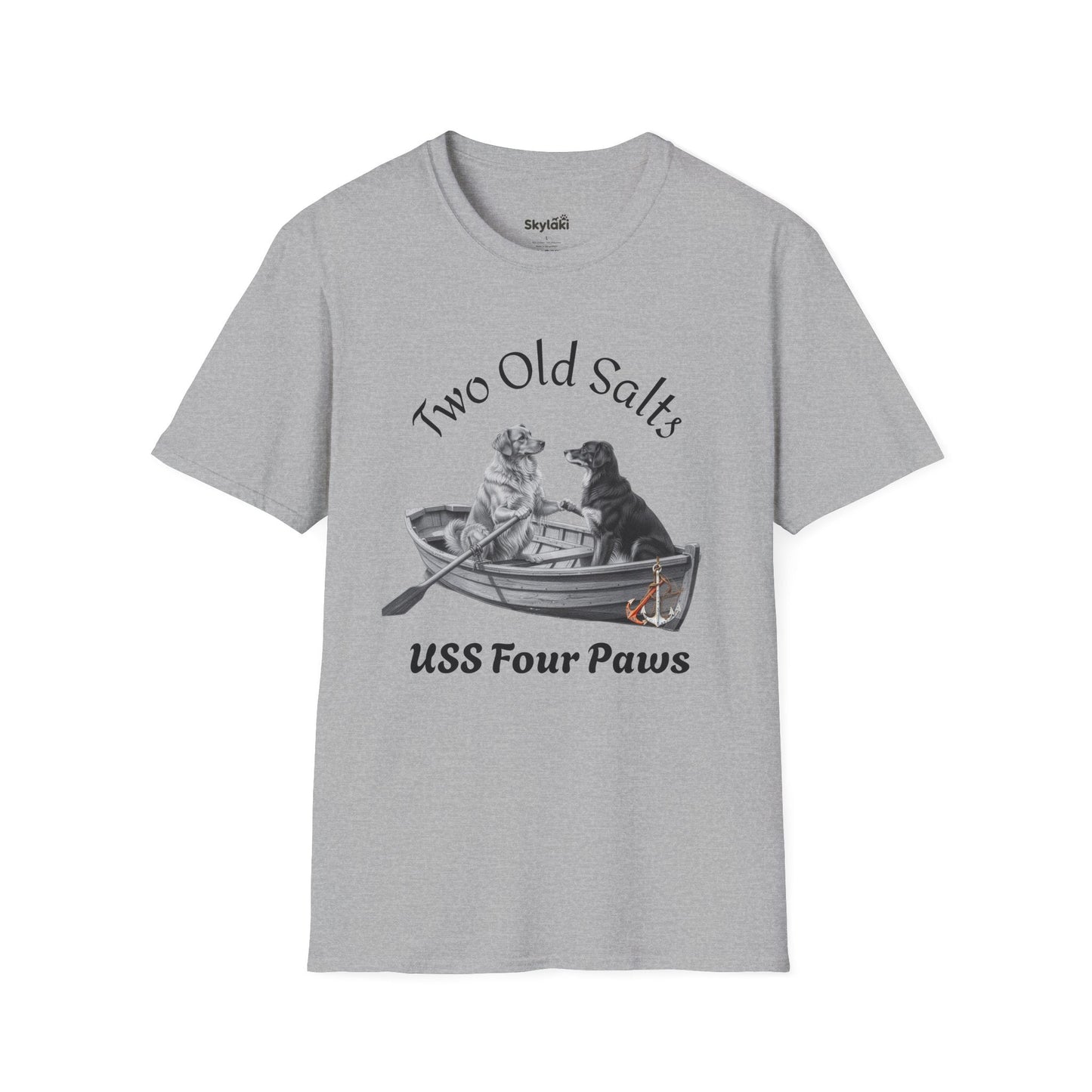 Two Old Salts Boat Dogs Shirt | Nautical Pet Tee for Dog Lovers