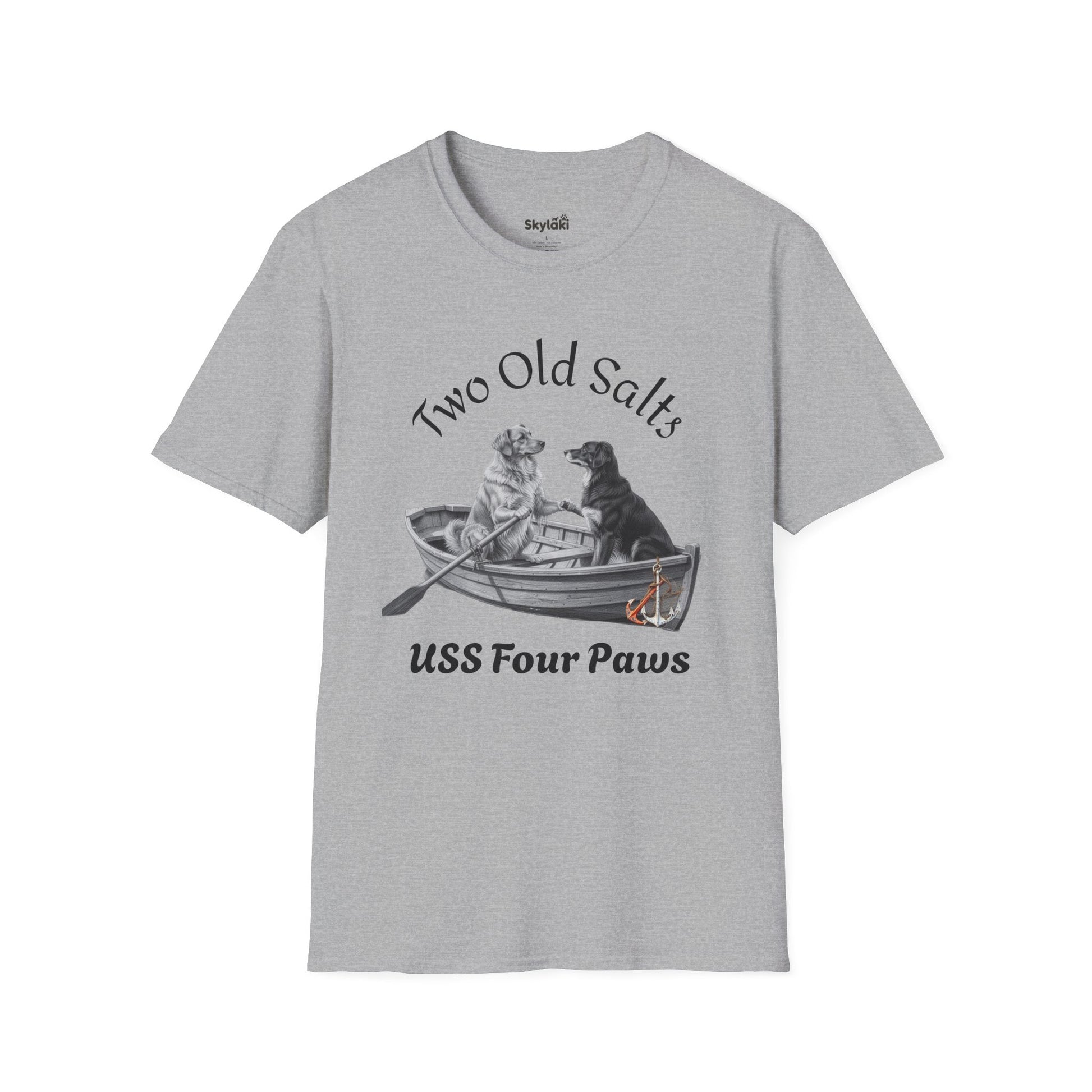 Two Old Salts Boat Dogs Shirt | Nautical Pet Tee for Dog Lovers