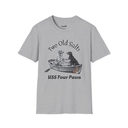 Two Old Salts Boat Dogs Shirt | Nautical Pet Tee for Dog Lovers