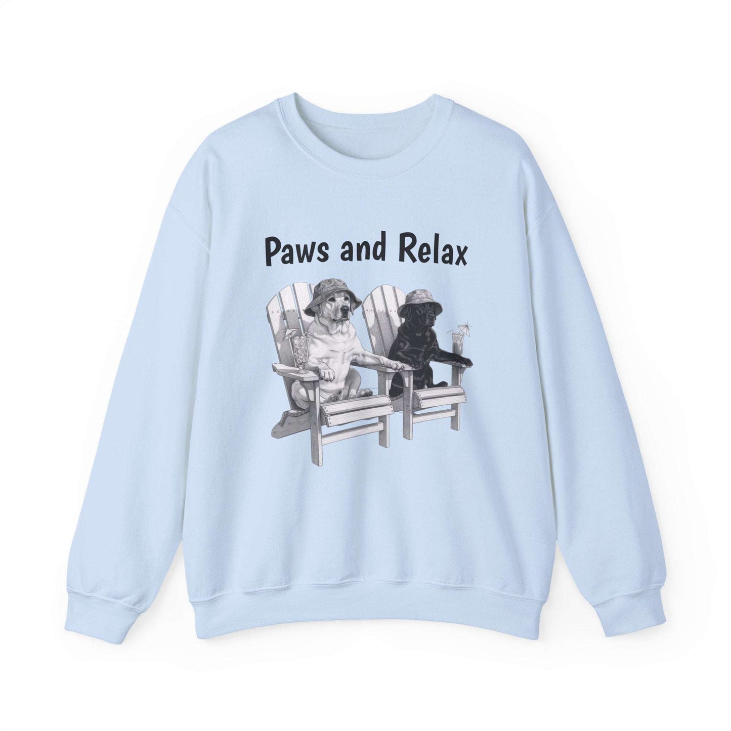 Paws and Relax Crewneck Sweatshirt - Soft Comfort.