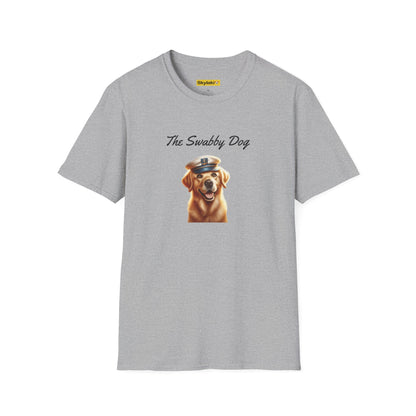 The Swabby Dog T-Shirt Unisex Made in America Soft Style High Quality Fabric