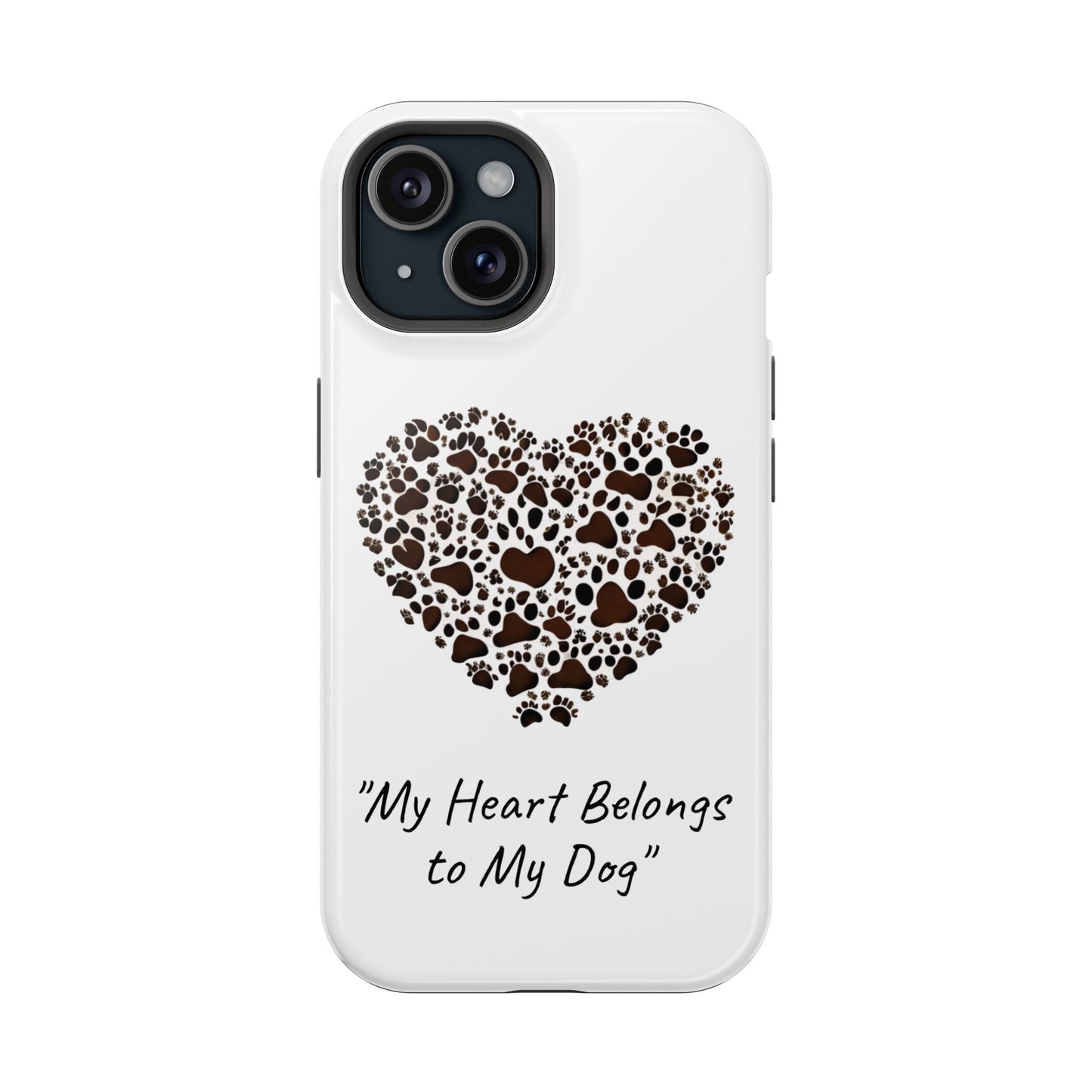 Paws Heart Magnetic Tough Phone Cases