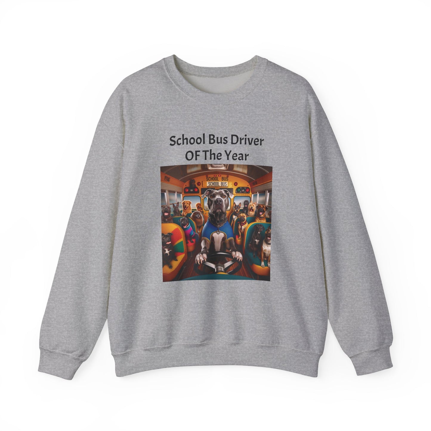 School Bus Driver Unisex Heavy Blend™ Crewneck Sweatshirt