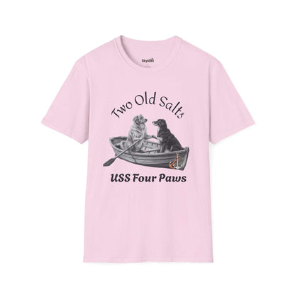 Two Old Salts Boat Dogs Shirt | Nautical Pet Tee for Dog Lovers