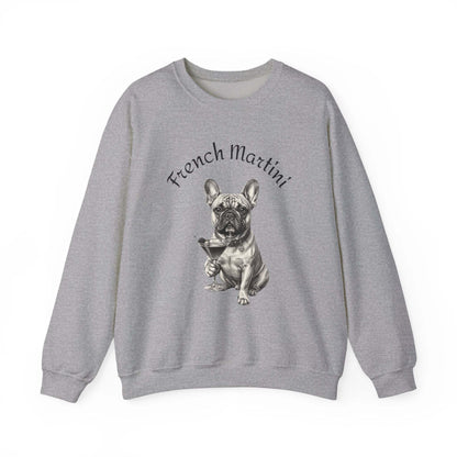 French Martini French Bulldog Sweatshirt – Cozy & Stylish