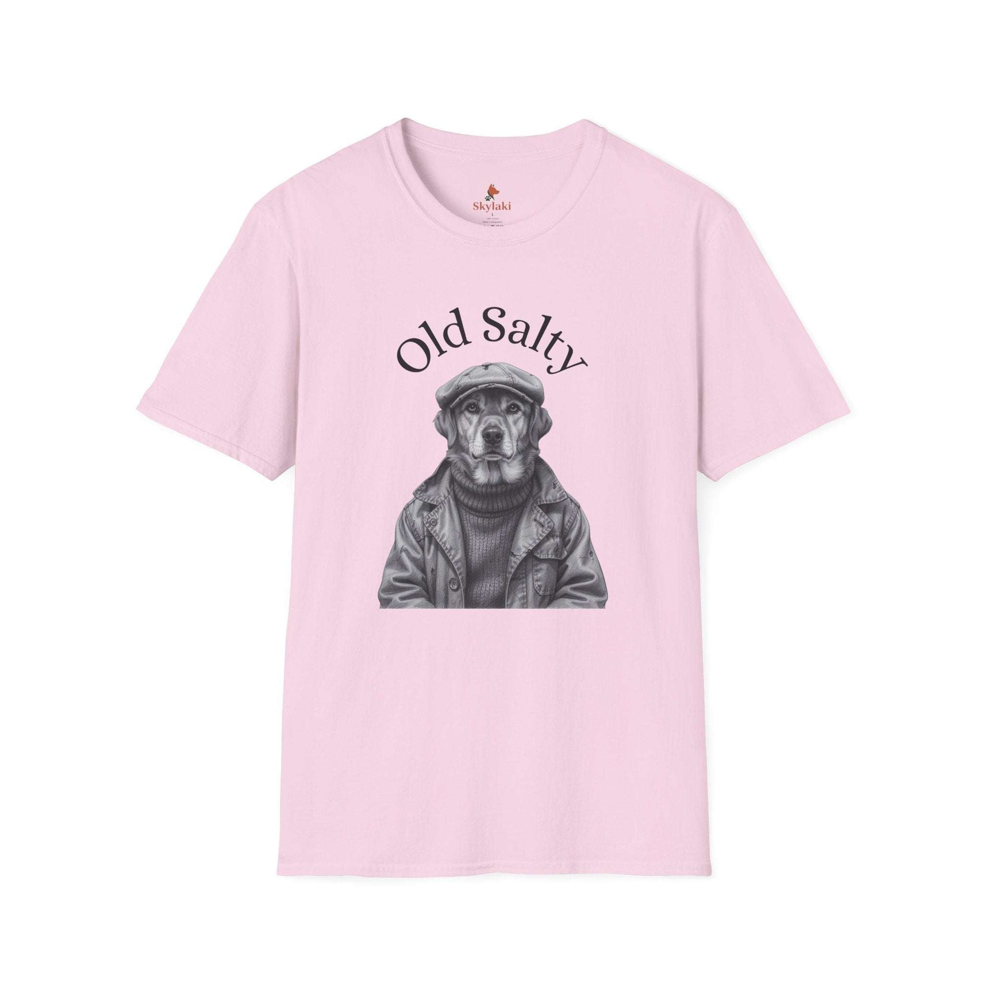 Old Salty Nautical Dog T-Shirt — Vintage Sailor Otter Graphic Tee