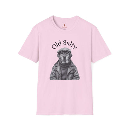 Old Salty Nautical Dog T-Shirt — Vintage Sailor Otter Graphic Tee