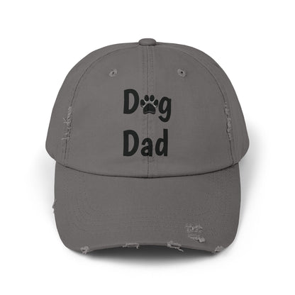 Unisex Distressed Dog Dad Cap