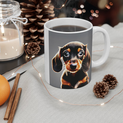 Doxie Pup Mug 11oz