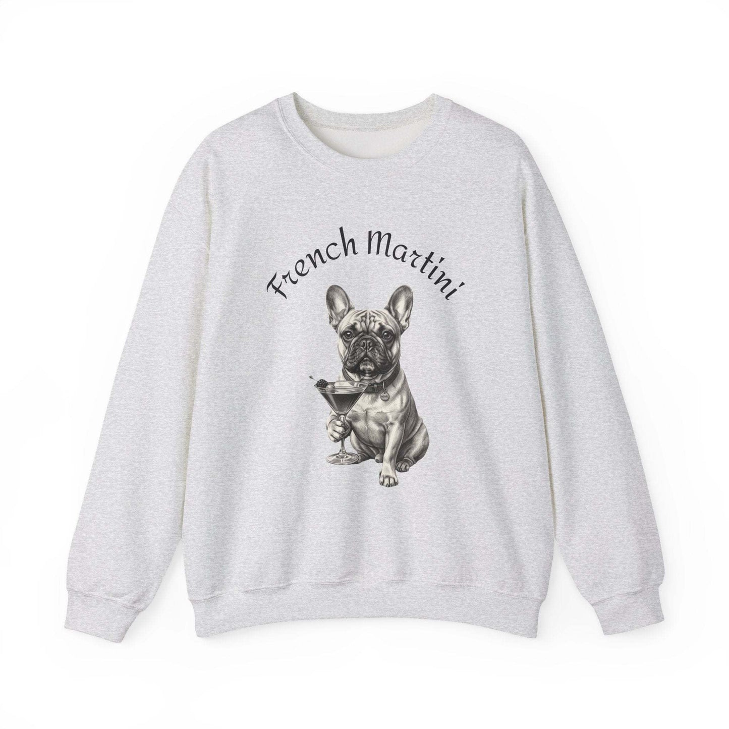 French Martini French Bulldog Sweatshirt – Cozy & Stylish