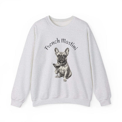 French Martini French Bulldog Sweatshirt – Cozy & Stylish
