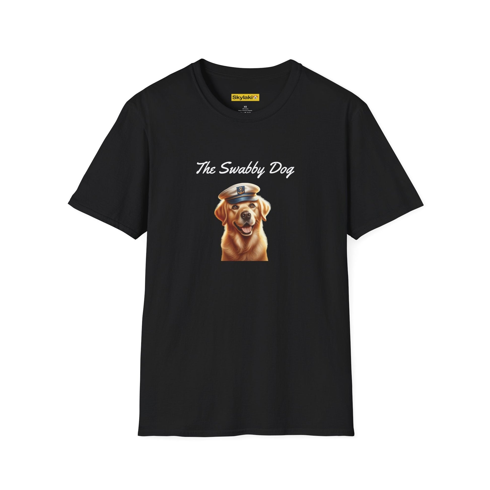 The Swabby Dog T-Shirt Unisex Made in America Soft Style High Quality Fabric 