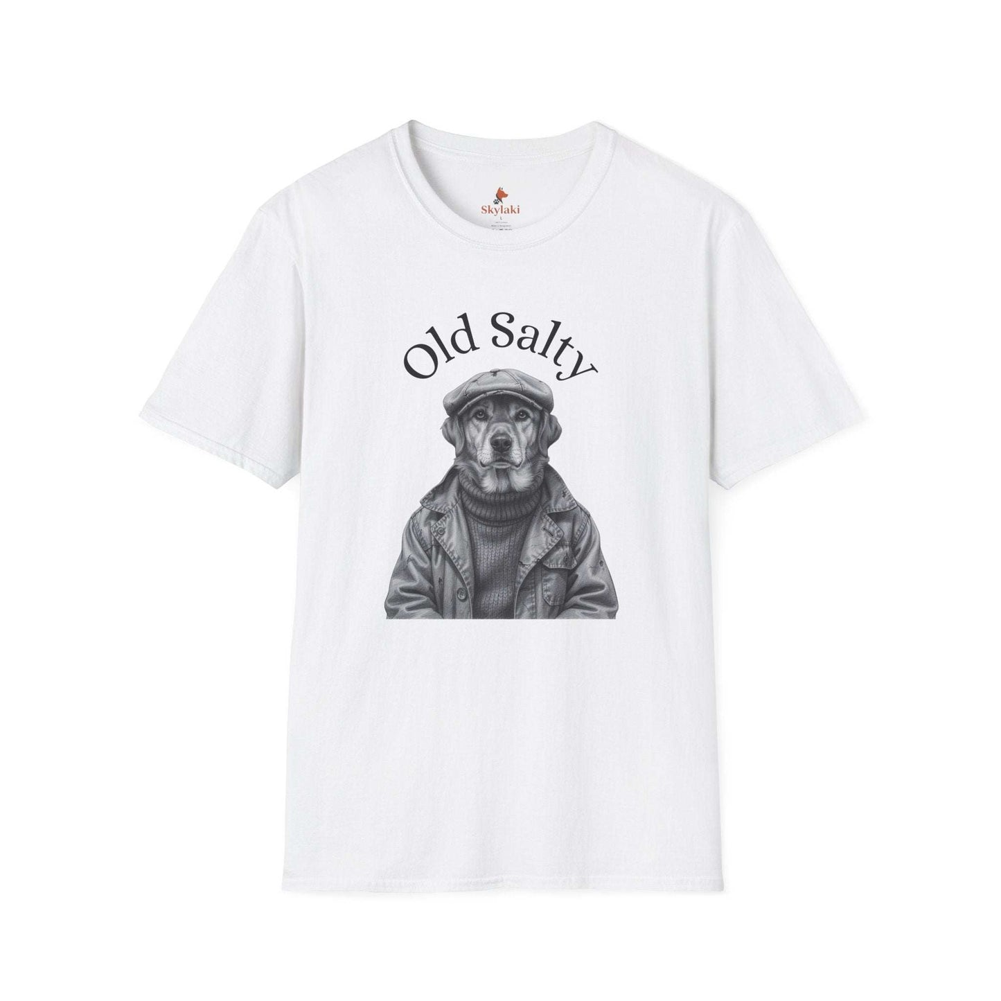 Old Salty Nautical Dog T-Shirt — Vintage Sailor Otter Graphic Tee