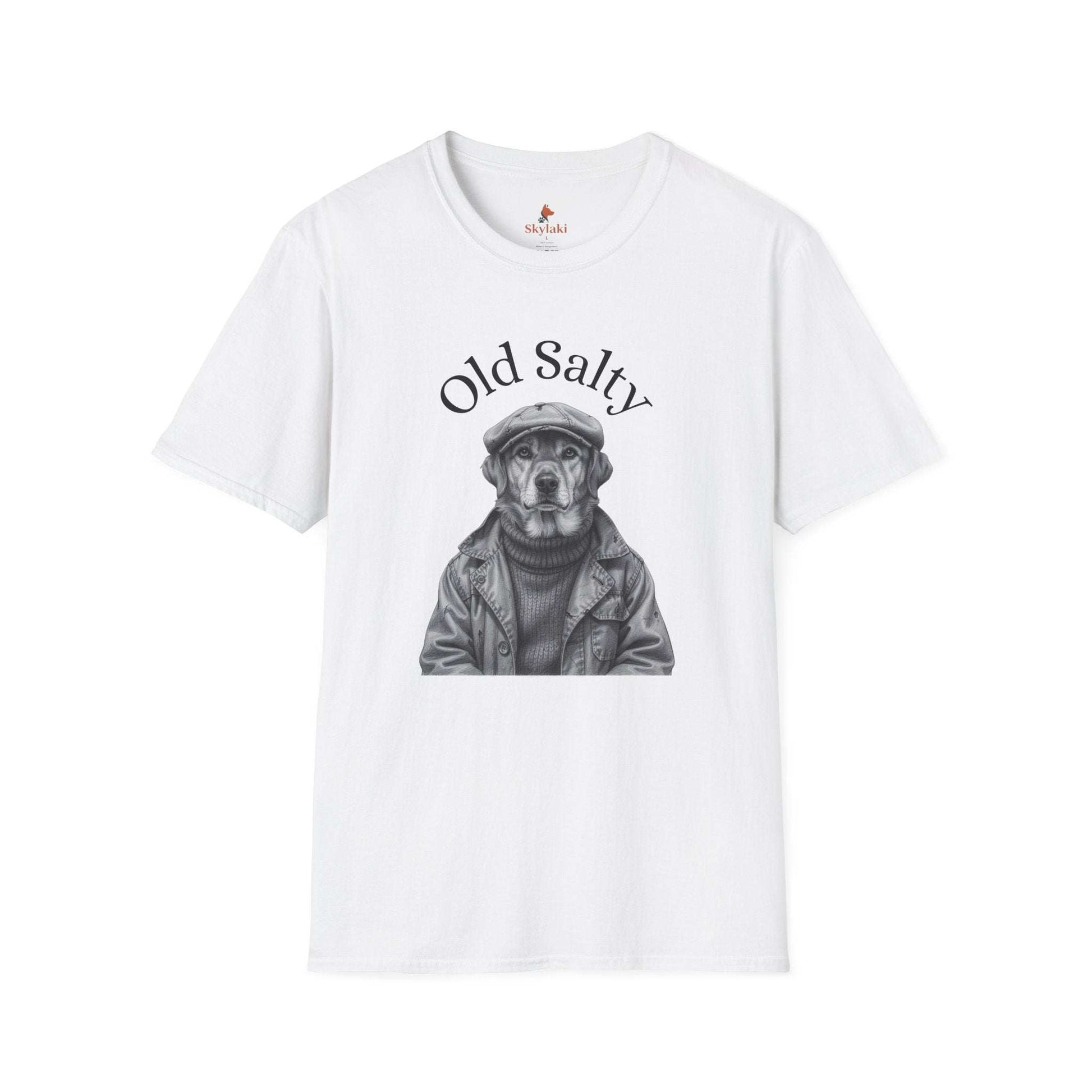 Old Salty Nautical Dog T-Shirt — Vintage Sailor Otter Graphic Tee