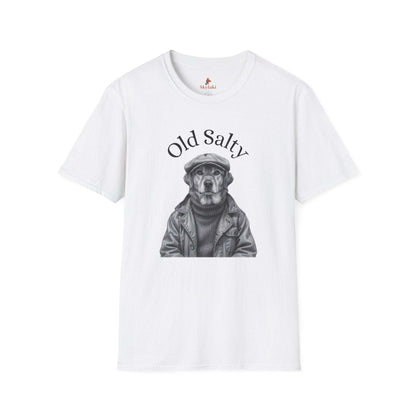 Old Salty Nautical Dog T-Shirt — Vintage Sailor Otter Graphic Tee