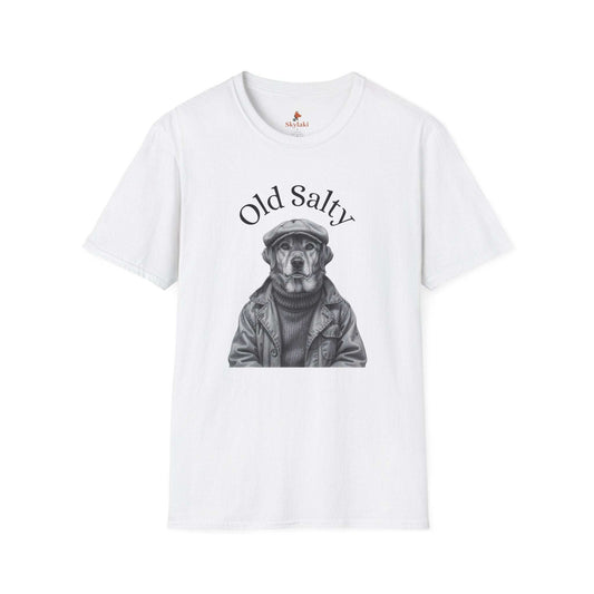 Old Salty Nautical Dog T-Shirt — Vintage Sailor Otter Graphic Tee