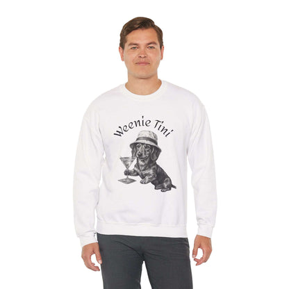 Weenie Tini' Dachshund Cocktail Crewneck