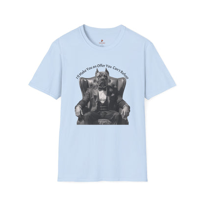 Dogfather T Shirt "Make Me an Offer I Can't Refuse" Graphic Tee