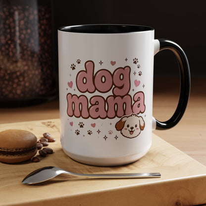 Dog Mama Mug - Dog Mom Coffee Mug for Dog Lovers Skylaki Design