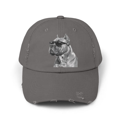 Fun Baseball Cap - Stylish Distressed Dog Cap