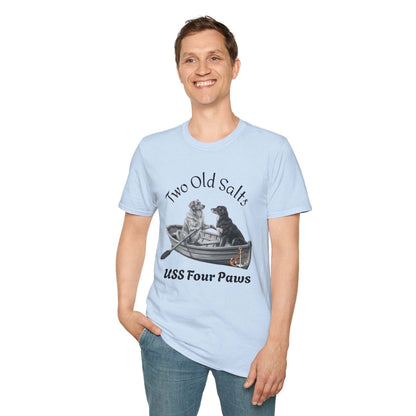 Two Old Salts Boat Dogs Shirt | Nautical Pet Tee for Dog Lovers