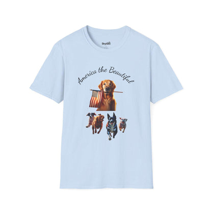 Unisex Soft T shirt - Comfortable & Patriotic Fun Design
