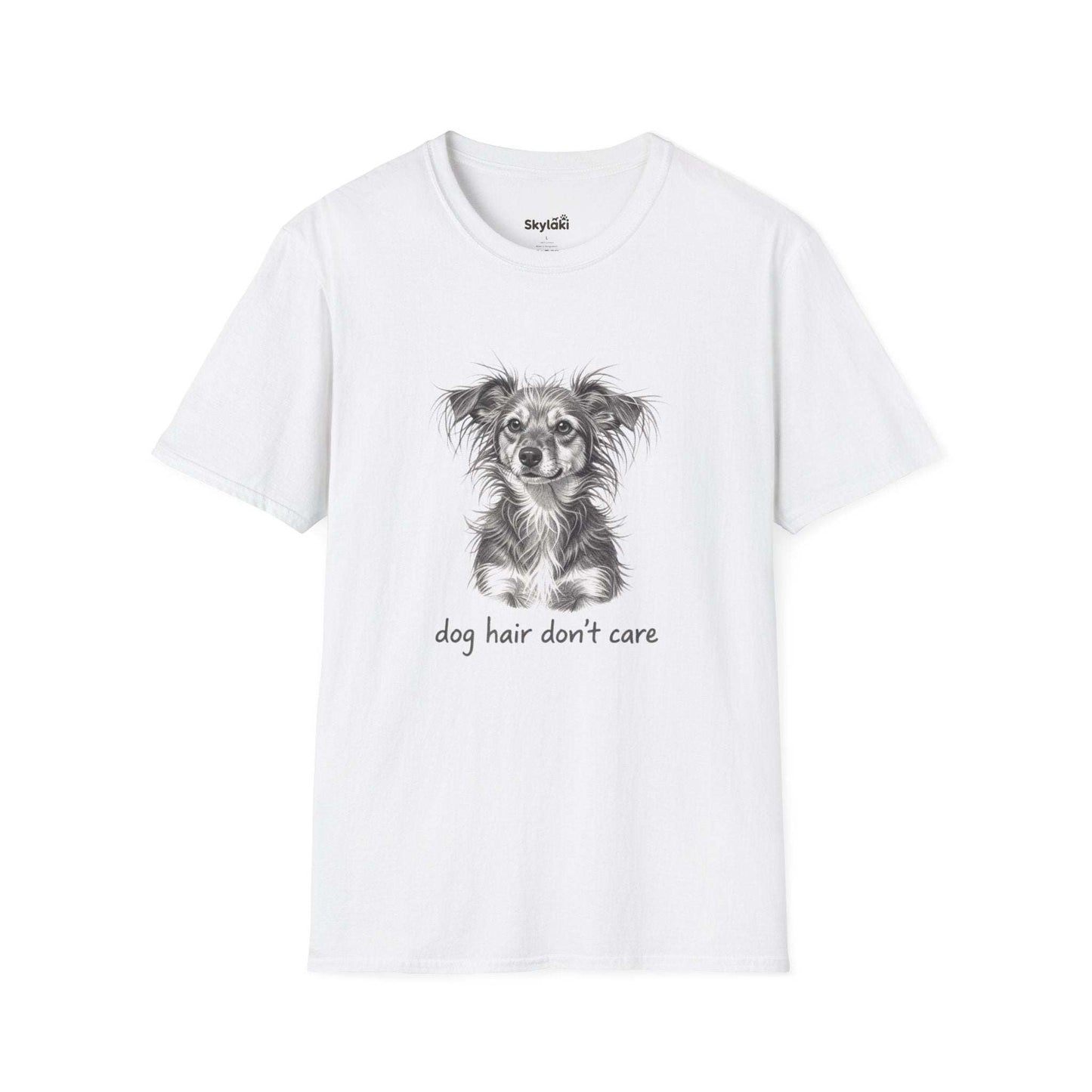 Dog Hair Don't Care T-Shirt - Cute Tee for Dog Lovers