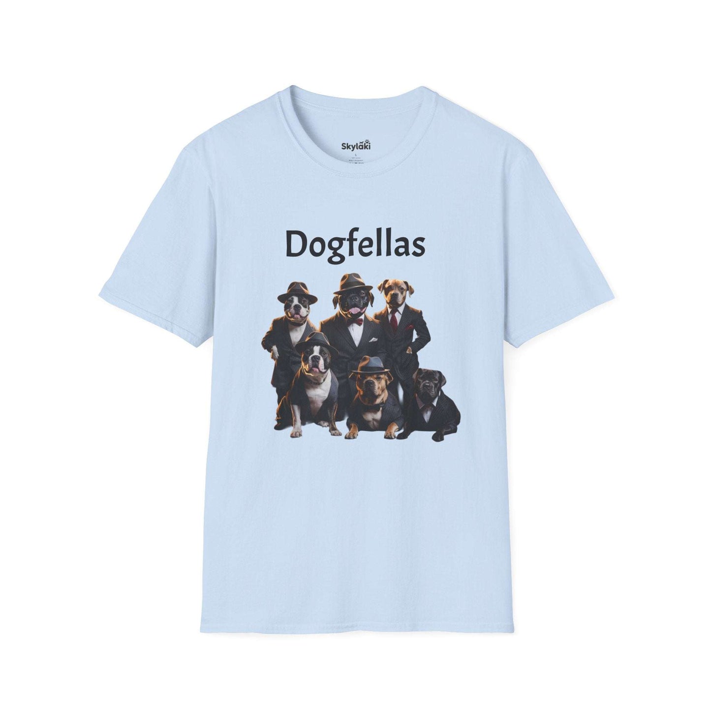 Dogfellas Graphic T-Shirt — Funny Mafia Dogs Tee for Dog Lovers