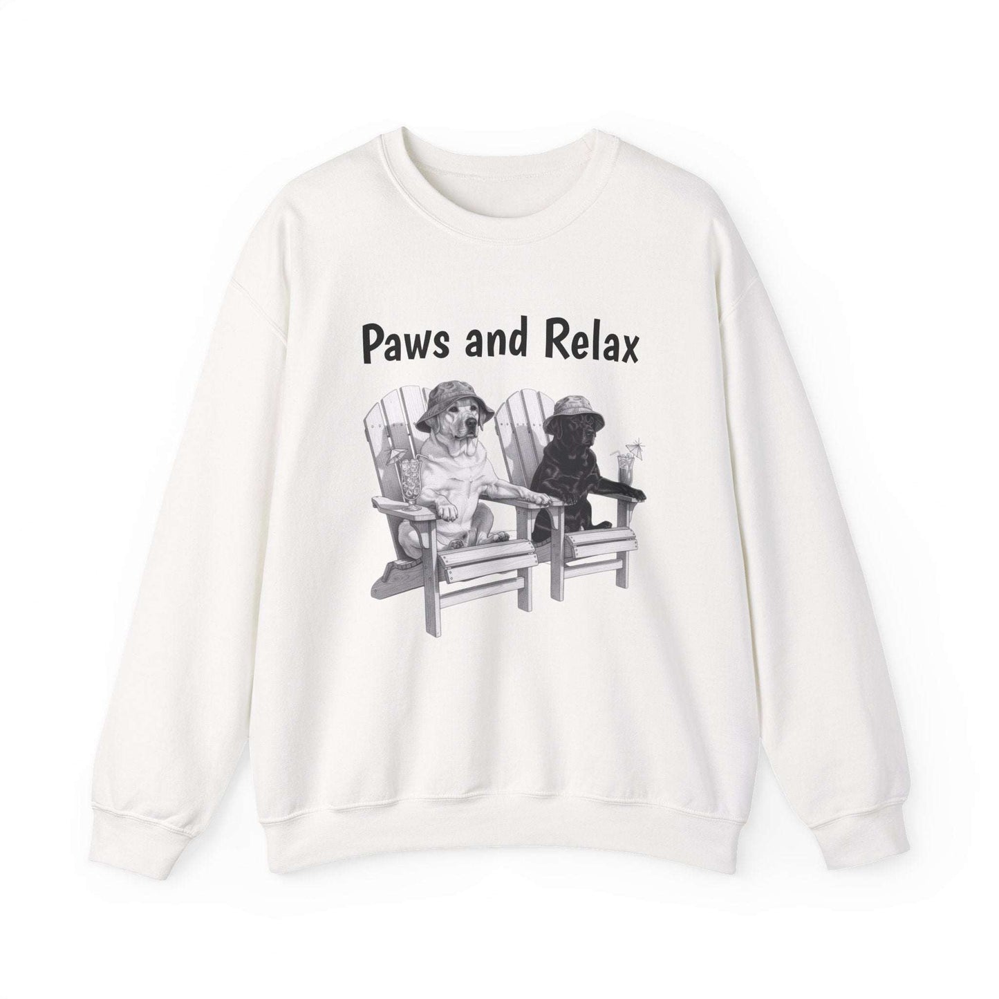  Paws and Relax Crewneck Sweatshirt - Soft Comfort.