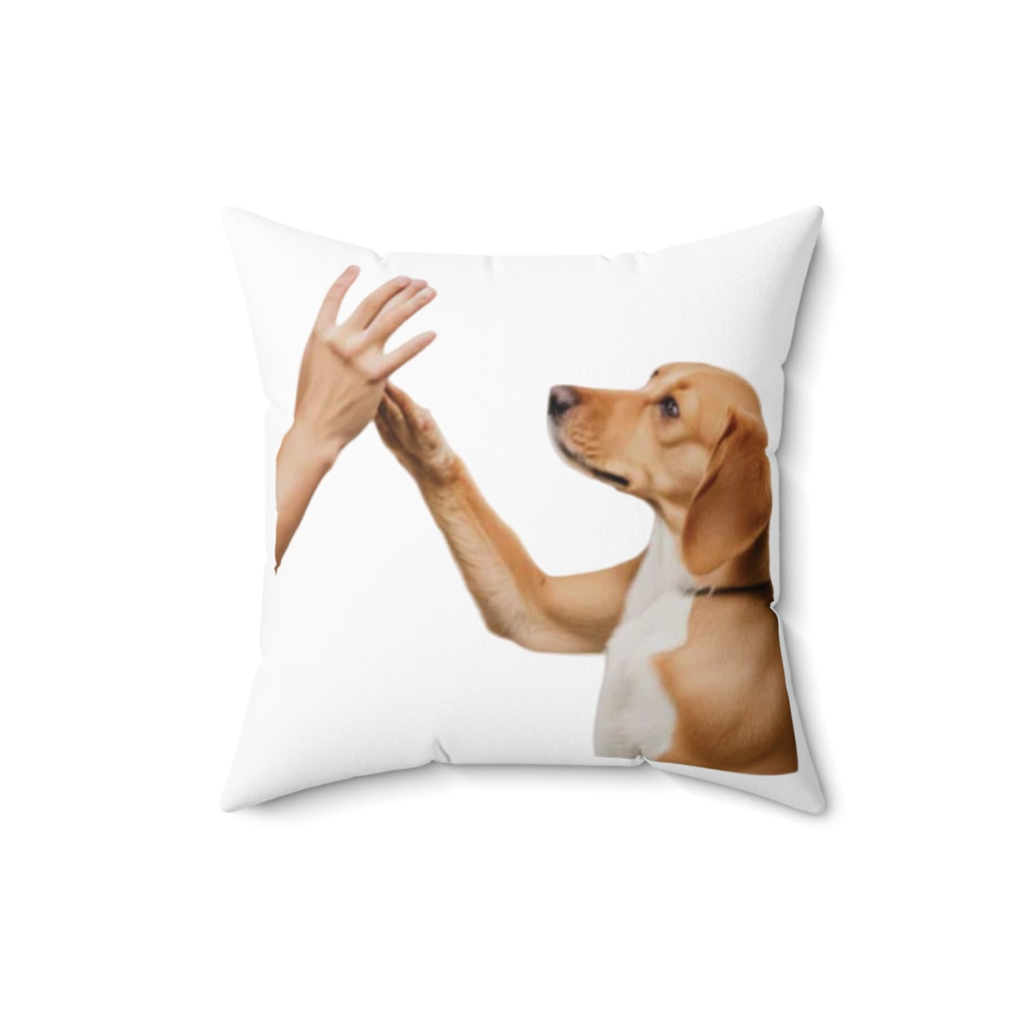 High Five Spun Polyester Square Pillow