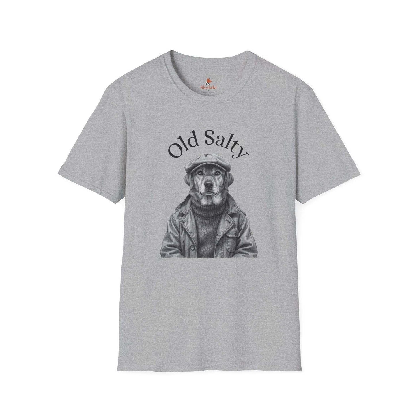 Old Salty Nautical Dog T-Shirt — Vintage Sailor Otter Graphic Tee