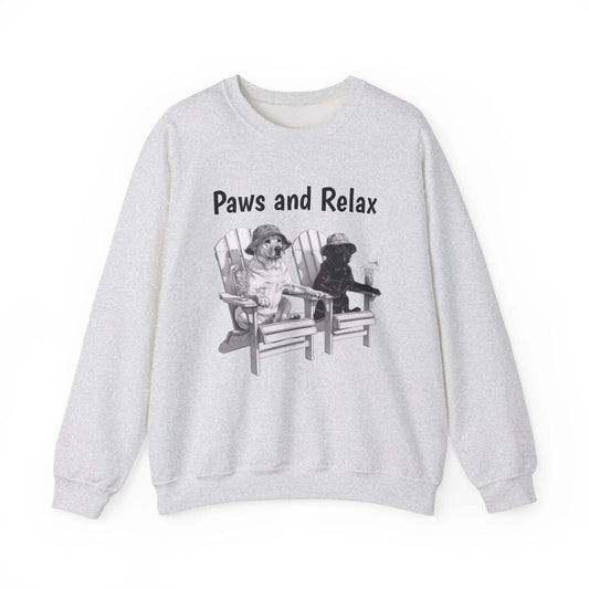 Paws and Relax Crewneck Sweatshirt - Soft Comfort.