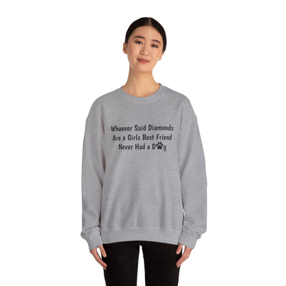 Diamond girl Unisex Heavy Blend™ Crewneck Sweatshirt