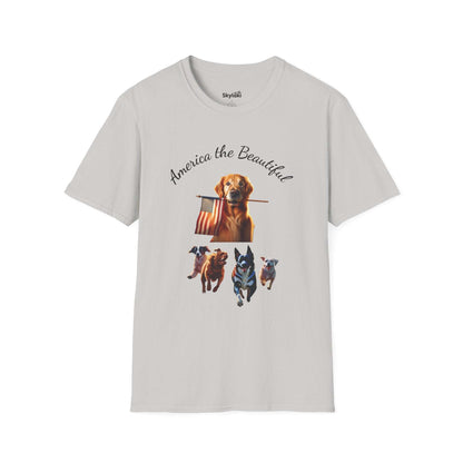 Unisex Soft T shirt - Comfortable & Patriotic Fun Design