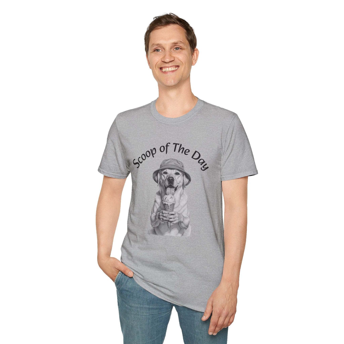 Ice Cream Pup Unisex T-Shirt - Soft and High Quality Tee